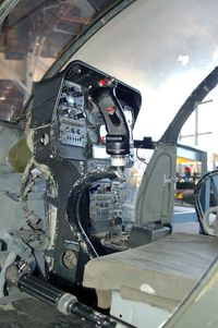 67-16638 @ WWD - 1967 Hughes OH-6A Cayuse Helicopter Cockpit at the Naval Air Station Wildwood Aviation Museum, Cape May County Airport, Wildwood, NJ - by scotch-canadian