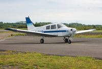 G-EKIR @ EGFH - Visiting Piper Cadet. - by Roger Winser