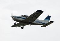 G-EKIR @ EGFH - Piper Cadet departing Runway 22. - by Roger Winser