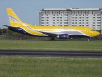 F-GIXT @ LFPG - c/n 2906 was delivered new to St Denis de la Réunion based Air Austral as F-ODZZ. In 2005, she moved far north to continental France in order to serve Europe Airpost