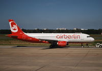 D-ABDQ @ EDDT - Airbus A320-213 just after push back from stand at Berlin-Tegel. - by moxy