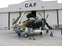 N39147 @ SZP - 1952 Douglas AD-5 (A-1E) SKYRAIDER, Wright R3350-26W 2,700 Hp. Heavy hauler/deliverer of ordnance originally intended as USN aircraft-carrier-borne attack aircraft. - by Doug Robertson