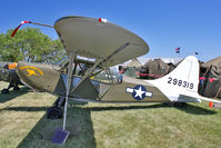 N64669 @ OSH - Stinson L-5, c/n: 76560 at 2011 Oshkosh - by Terry Fletcher