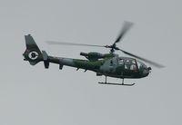 XZ290 @ EGFH - Army Air Corps Gazelle departing. - by Roger Winser