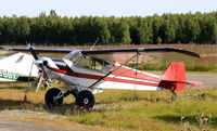 N2191J @ LHD - N2191J Super Cub on tundra tyres at Lake Hood, Anchorage AK - by Pete Hughes