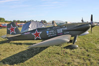 N884TD @ OSH - Deley Luc VANS RV-4, c/n: 4314 at 2011 Oshkosh - by Terry Fletcher
