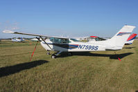N7599S @ FLD - 1976 Cessna 182Q, c/n: 18265248 at Fond Du Lac - by Terry Fletcher