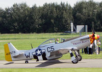 PH-JAT @ EHLE - Trusty Rusty , W - C5  413578  P-51D    Flat tailwheeltire ; Early Bird Foundation - by Henk Geerlings