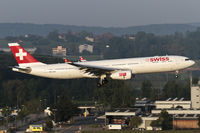 HB-JHD @ LSZH - on final RW34 - by Friedrich Becker