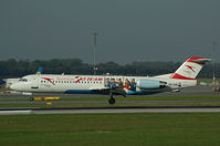 OE-LVM @ LOWW - Austrian Arrows Fokker 100 - by Thomas Ranner