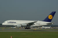 D-AIMG @ LOWW - Lufthansa Airbus A380 - by Thomas Ranner
