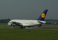 D-AIMG @ LOWW - Lufthansa Airbus A380 - by Thomas Ranner