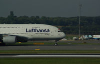 D-AIMG @ LOWW - Lufthansa Airbus A380 - by Thomas Ranner