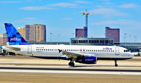 N623JB @ KLAS - N623JB JetBlue Airways 2005 Airbus A320-232 C/N 2504 All We Need is Blue

The crane was installed last week and is evidence that construction on McCarran’s new Air Traffic Control Tower is under way.

Las Vegas - McCarran International (LAS / KLAS)
 - by Tomás Del Coro