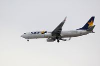 JA73NC @ RJCC - Approach at runway 19L  Skymark Airlines - by A.Itoh