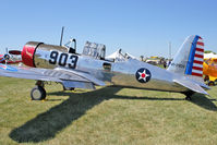 N57486 @ OSH - 1942 Consolidated Vultee BT-13A, c/n: 5665
ex 41-21826 at 2011 Oshkosh - by Terry Fletcher