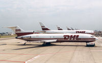 OO-DHX @ BRU - DHL - by Henk Geerlings