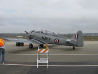 N7520U @ CMA - 1952 Canadian Car & Foundry HARVARD Mk. IV (NA-50 Replica), P&W R-1340 Wasp 600 Hp, 3 blade prop, in tow - by Doug Robertson
