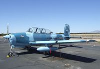 N18255 @ KFFZ - Beechcraft A45 (T-34 Mentor) outside the CAF Museum at Falcon Field, Mesa AZ