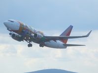 N945WN @ KMHT - Florida taking off on runway 17 - by John Newall