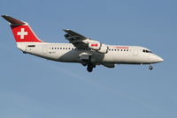 HB-IYT @ EBBR - Arrival of flight LX760 to RWY 02 - by Daniel Vanderauwera
