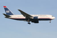 N256AY @ EBBR - Arrival of flight US750 to RWY 02 - by Daniel Vanderauwera