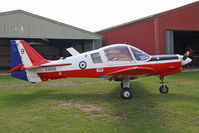 G-BZME @ EGBR - Scottish Aviation Bulldog T1 at Breighton Airfield's Summer Fly-In, August 2011. - by Malcolm Clarke