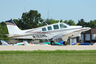 N102HL @ OSH - 1979 Beech A36, c/n: E-1462
at 2011 Oshkosh - by Terry Fletcher