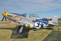 N551RD @ OSH - Dalin Ronald K T-51 MUSTANG, c/n: M07SV6S0HK0130 at 2011 Oshkosh - by Terry Fletcher