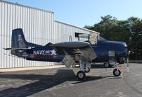 N5321X @ KBUU - North American T-28C - by Mark Pasqualino