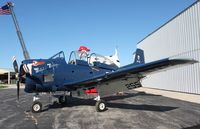 N5321X @ KBUU - North American T-28C - by Mark Pasqualino