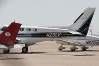 N28LV @ TUS - Taken at Tucson International Airport, in March 2011 whilst on an Aeroprint Aviation tour - by Steve Staunton