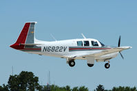 N6822V @ OSH - 1971 Aerostar Acft Corp Of Texas M20F, c/n: 22-0007 at 2011 Oshkosh - by Terry Fletcher
