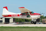 N1469F @ OSH - 1975 Cessna A185F, c/n: 18502847 at 2011 Oshkosh - by Terry Fletcher