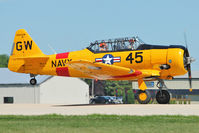 N545GW @ OSH - 1942 North American/whiteford G A NA AT 6/SNJ, c/n: 42-17575 at 2011 Oshkosh - by Terry Fletcher