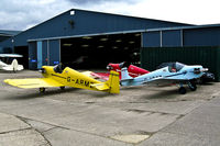G-ARMZ @ EGKH - Parked at Headcorn, Kent UK with G-ARGZ and G-A???