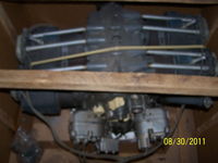 N97239 - this is one of 2 engines.   still in the crate . - by hoffman
