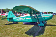 N9708K @ OSH - 1947 Stinson 108-2, c/n: 108-2708
at 2011 Oshkosh - by Terry Fletcher