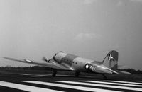 K-684 @ EBAW - 68-687 later K-684.Danish Air Force.
Late 1950's.U.S.Serial 42-100491. - by Robert Roggeman