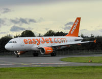 G-EZFD @ EGPH - Easy 79BJ Turning on to taxiway Bravo 1 - by Mike stanners