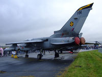 ZE162 @ EGQL - 111sqn Tornado F.3 Seen here carrying a BOZ-107 Chaff/flare pod under the wing