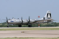 N529B @ FTW - CAF B-29 takeoff At Meacham Field - Fort Worth, TX - by Zane Adams