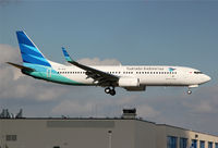 PK-GFQ @ KPAE - KPAE/PAE Boeing 404 short final for the 16R touch and go this afternoon. - by Nick Dean