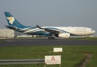 A4O-DA @ LFPG - Ferried TLS-MCT on 2009-09-15. Config calls for accomodating 20 guests in Business Class and 196 in Economy.