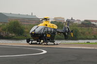 G-SPAO @ EGEG - Strathclyde Police Eurocopter in Glasgow. (Crashed Glasgow 29.11.13 - 9 Fatalities including 3 on board) - by David Burrell