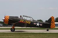 N7618C @ KOSH - North American AT-6G - by Mark Pasqualino