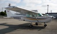 N4668V @ KSMO - N4668V after flight around Century City
