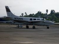 N7542S @ KSMO - Parked in front of American Flyers office @ Santa Monica