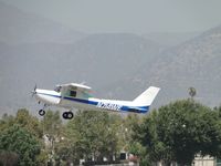 N714WE @ POC - Airbourne from runway 26L and heading westbound - by Helicopterfriend