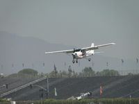 N964SP @ POC - On final in gusty winds for runway 26L - by Helicopterfriend